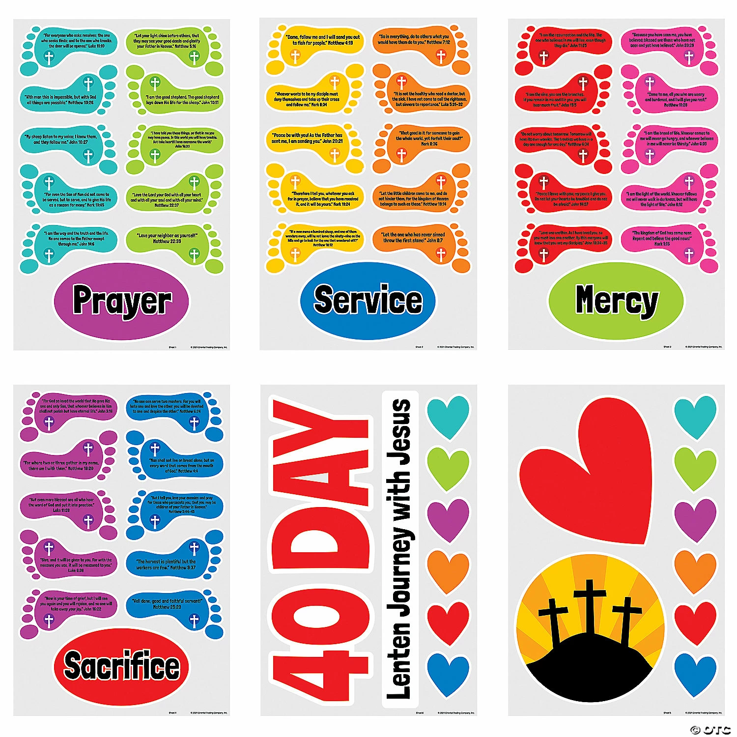Best reviews of ๐ 40 Day Lenten Journey with Jesus Bulletin Board Set ๐คฉ - Image 2