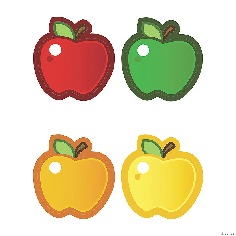 Promo ๐ Apple Bulletin Board Cutouts - 72 Pc. ๐