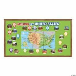 Discount ✔️ Around the US Bulletin Board Set 😍