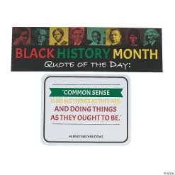 Deals 🔔 Black History Quote of the Day Bulletin Board Set - 30 Pc. 🛒
