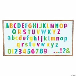 Buy 🧨 Bright Classroom Bulletin Board Letters & Numbers - 228 Pc. ✨