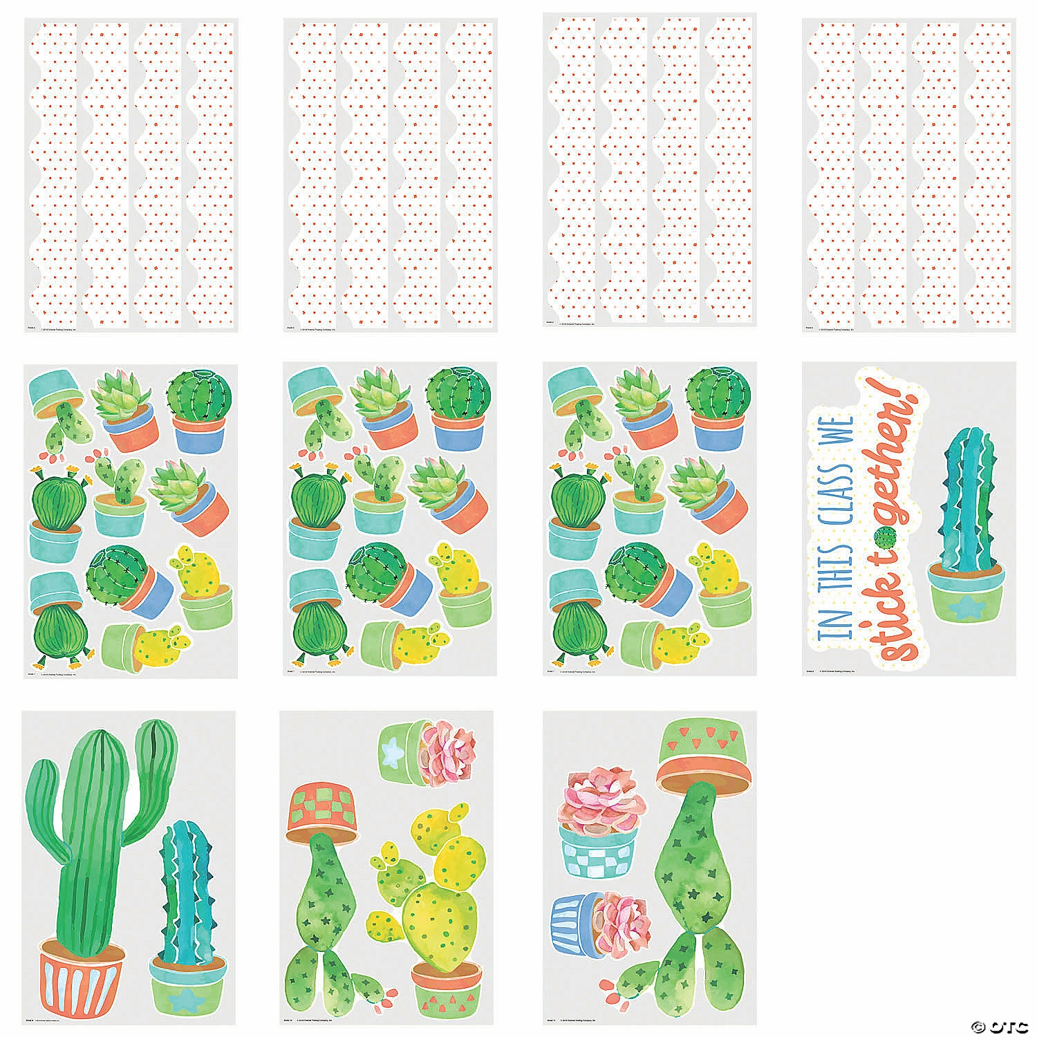 Hot Sale π Cactus Bulletin Board Set - 56 Pc. π - Image 2