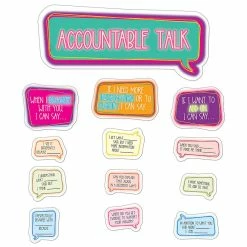 Buy 💯 Carson Dellosa Education Accountable Talk Bulletin Board Set ✨