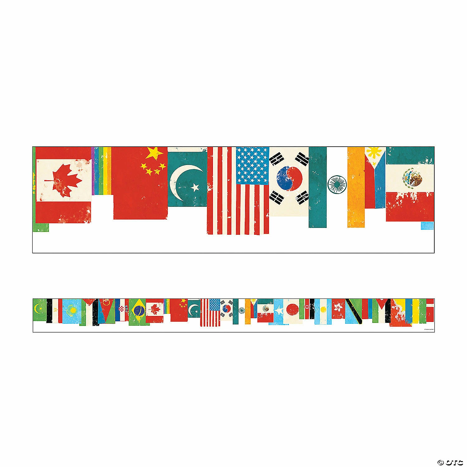 Outlet ๐ Carson Dellosa Education All Are Welcome Flags Straight Borders, 36 Feet Per Pack, 6 Packs ๐งจ - Image 2