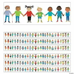 Brand new ๐ Carson Dellosa Education All Are Welcome Kids Straight Borders, 36 Feet Per Pack, 6 Packs โ