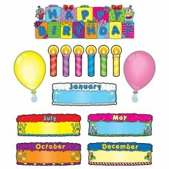 Flash Sale 😍 Carson Dellosa Education 🥳 Birthday Cakes Mini Bulletin Board Set 🎉