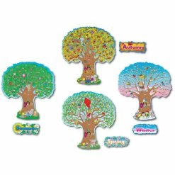 Best Sale ⌛ Carson Dellosa Education Four Seasons Trees Bulletin Board Set 🥰