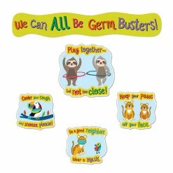 Promo 😍 Carson Dellosa Education Germ Busters Bulletin Board Set 🥰