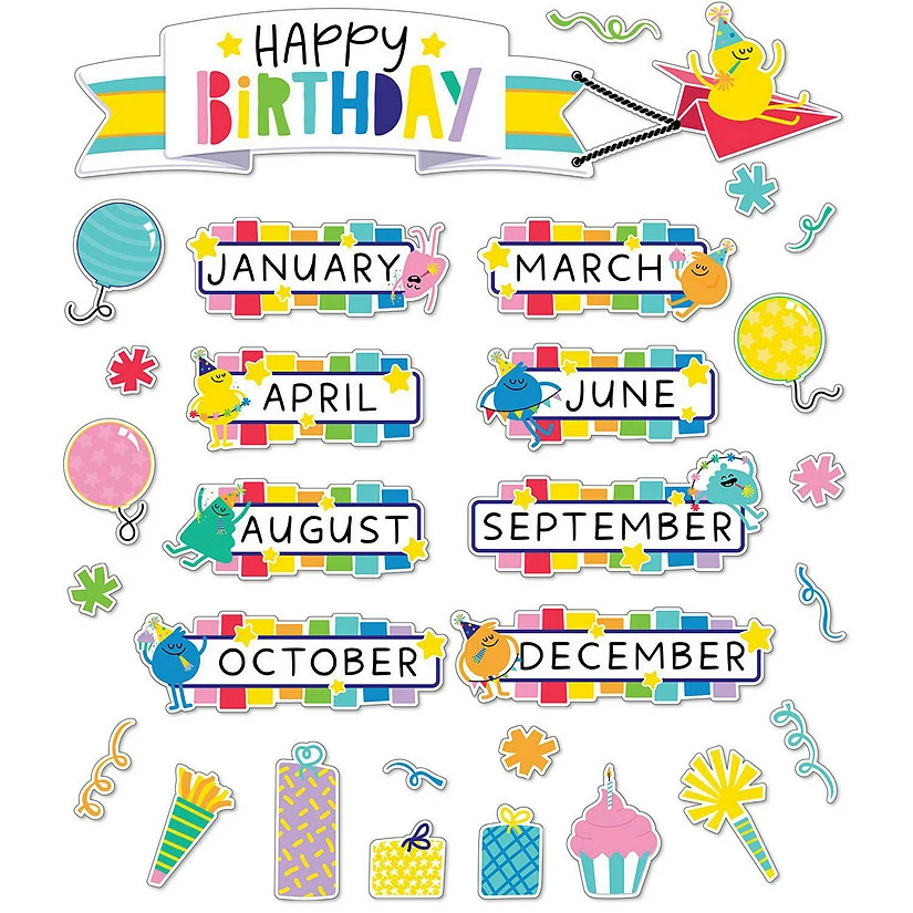 Wholesale 🧨 Carson Dellosa Education Happy Place 🥳 Birthday Bulletin Board Set ⌛