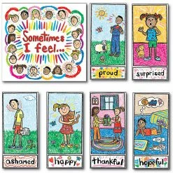 Budget 👏 Carson Dellosa Education Kid Drawn Emotions Bulletin Board Set 🛒