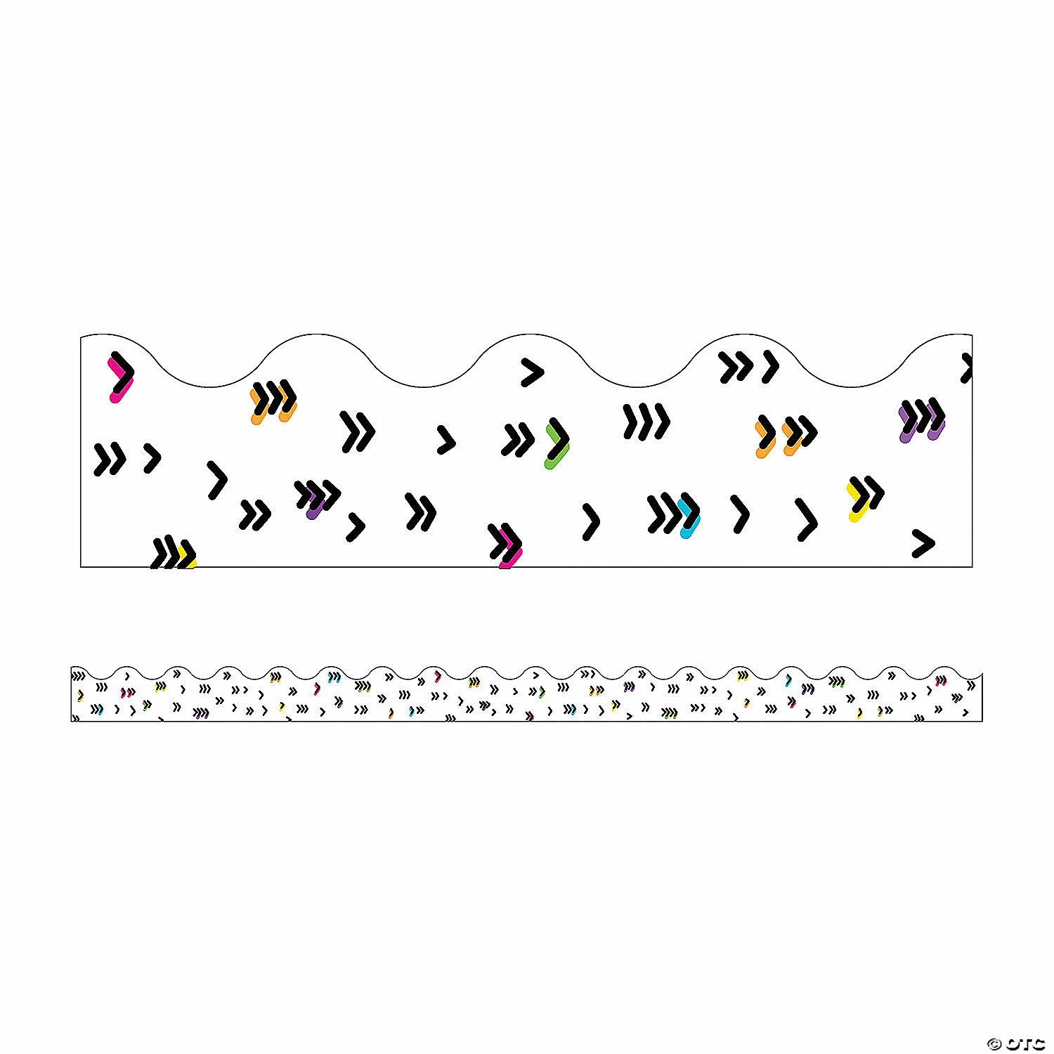 Budget π Carson Dellosa Education Kind Vibes Rainbow Doodles Scalloped Borders, 39 Feet Per Pack, 6 Packs π - Image 2