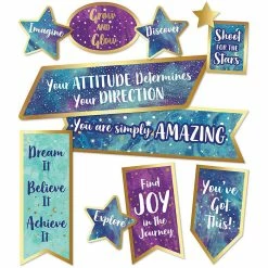 Promo 😍 Carson Dellosa Education Motivational Signs Mini Bulletin Board Set 🎉