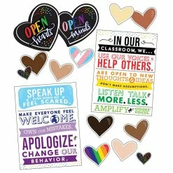 Cheapest 🧨 Carson Dellosa Education Open Hearts Open Minds Bulletin Board Set 😀