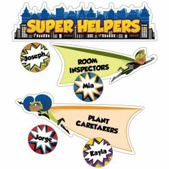 Best reviews of 🔔 Carson Dellosa Education Super Power Super Helpers Mini Bulletin Board Set 👏