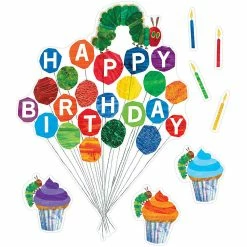Deals ⭐ Carson Dellosa Education The Very Hungry Caterpillar 🥳 Birthday Bulletin Board Set 😉