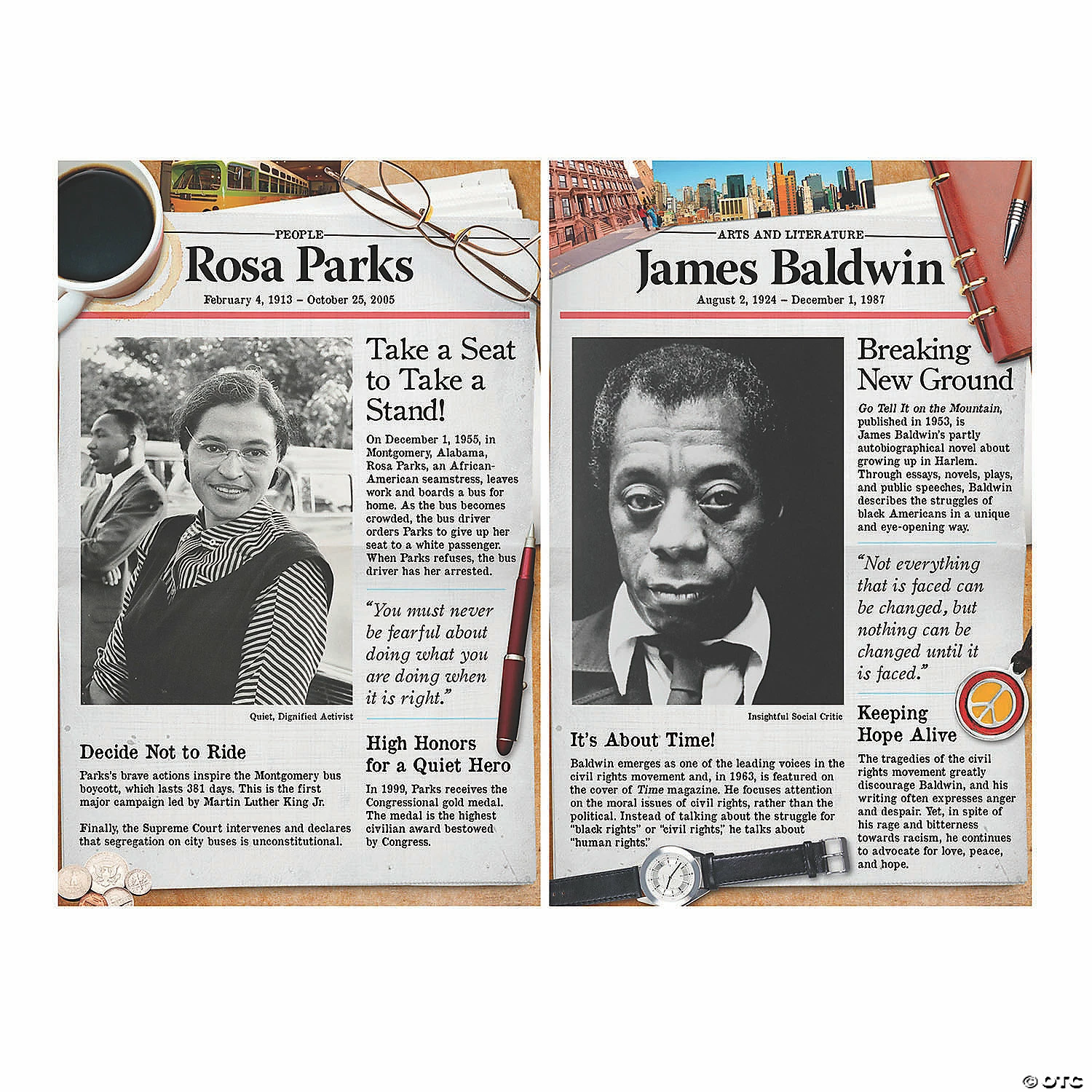 Promo ๐ Civil Rights Pioneers Bulletin Board Set ๐ฏ - Image 3