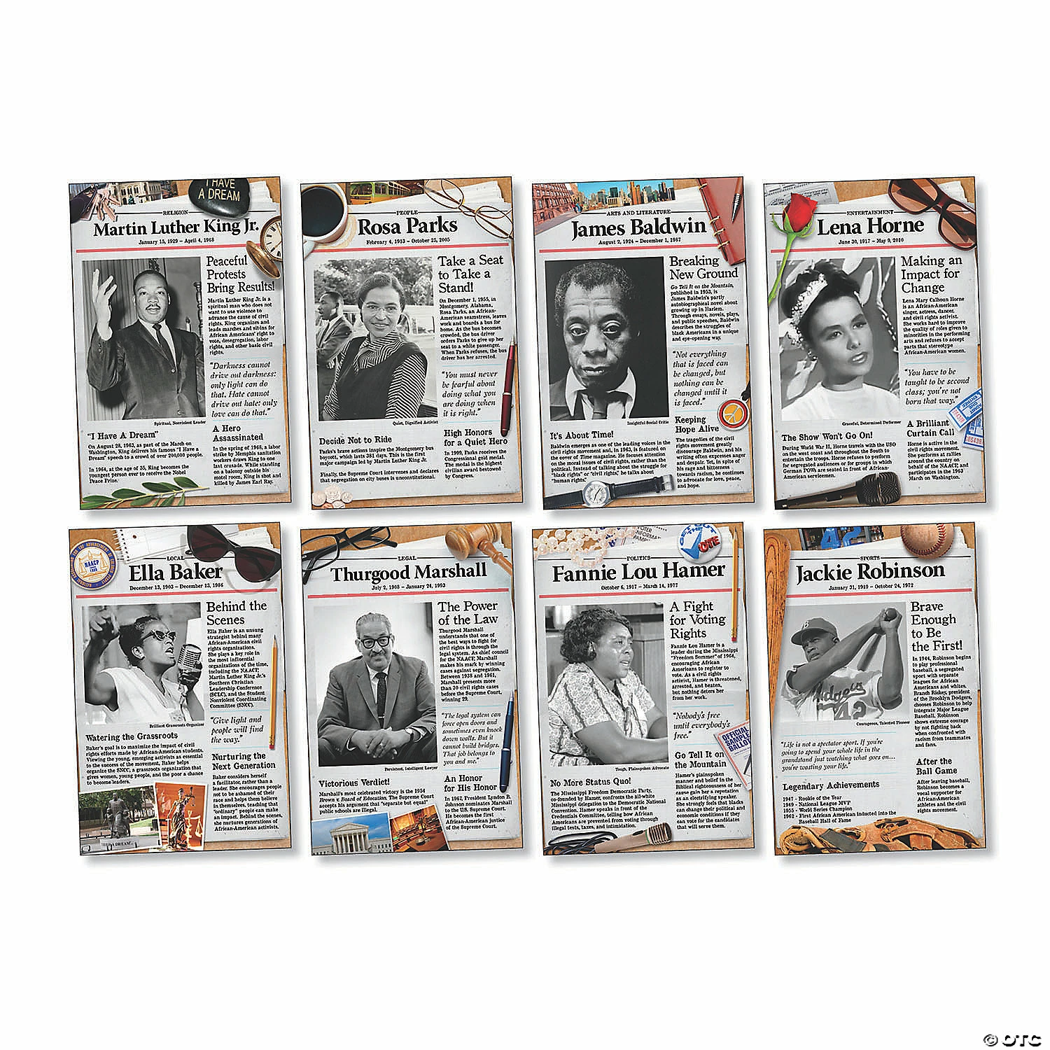 Promo ๐ Civil Rights Pioneers Bulletin Board Set ๐ฏ