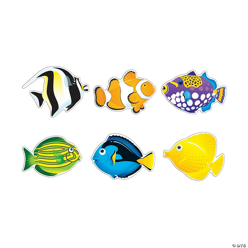 Discount ๐ Classic Accentsยฎ Fish Friends Bulletin Board Cutouts - 36 Pc. ๐