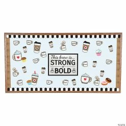 Budget 🛒 Coffee House Decor Bulletin Board Set - 67 Pc. 🥰