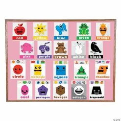 Cheap 😍 Colors & Shapes Mini Bulletin Board Set - 20 Pc. ⌛