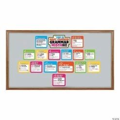 Brand new ⌛ Common Grammar Mistakes Mini Bulletin Board Set - 16 Pc. ❤️