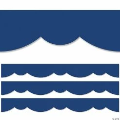 Promo ✨ Creative Teaching Press Blue Stylish Scallops EZ Border, 48 Feet, 3 Packs 🎉