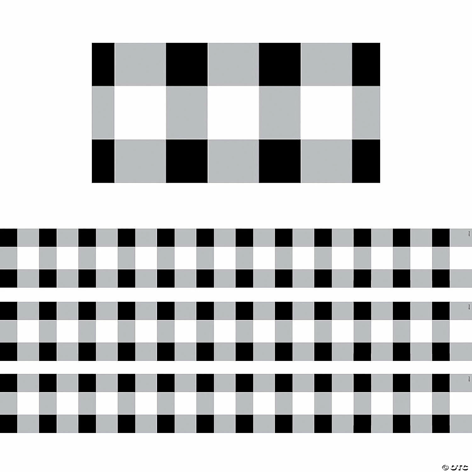 Cheap ๐ Creative Teaching Press Buffalo Check EZ Border, 48 Feet, 3 Packs ๐