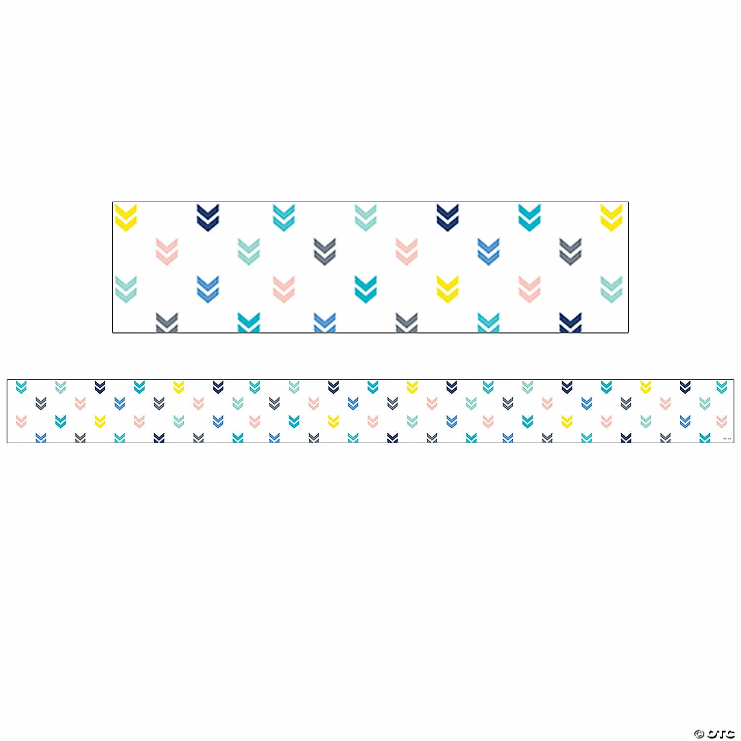 Deals ๐ Creative Teaching Press Calm & Cool Colorful Mini Chevrons EZ Border, 48 Feet Per Pack, 3 Packs โ - Image 2