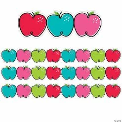 Brand new ๐ Creative Teaching Press Doodle Apples EZ Border, 48 Feet, 3 Packs โค๏ธ