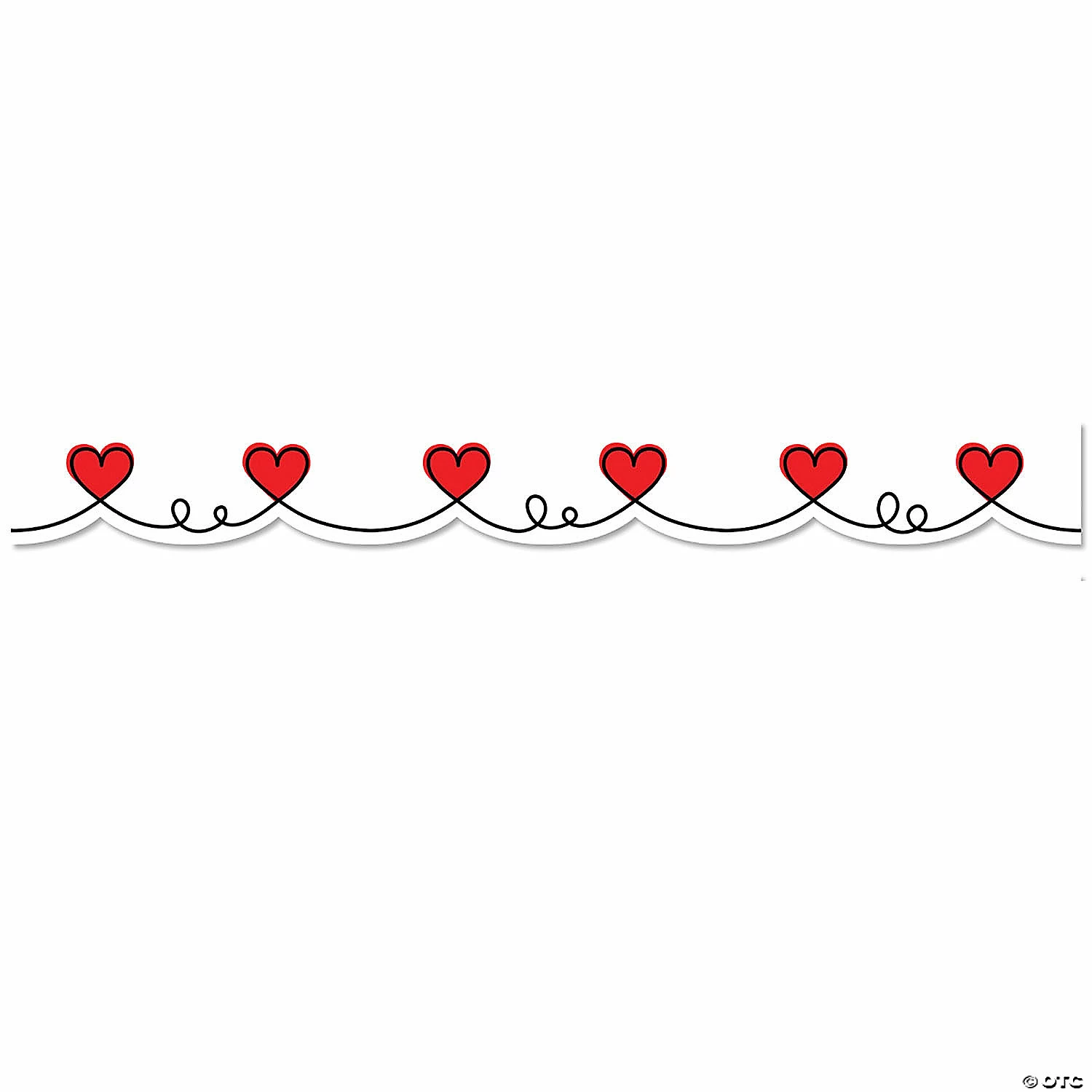 Buy ๐ฏ Creative Teaching Press Doodle Hearts EZ Border, 48 Feet, 3 Packs ๐ฅ - Image 2