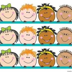 New 😀 Creative Teaching Press Stick Kids EZ Border, 48 Feet Per Pack, 3 Packs 🧨