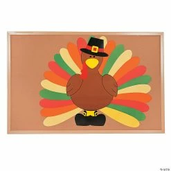 Budget 😉 DIY Turkey Bulletin Board Set - 26 Pc. 🤩