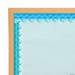 Cheap 🎉 Double-Sided Ocean Waves Bulletin Board Borders - 12 Pc. 🎁