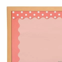 Best Pirce 🌟 Double-Sided Solid & Polka Dot Bulletin Board Borders - 12 Pc. ⌛