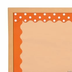 Budget 🔔 Double-Sided Solid & Polka Dot Bulletin Board Borders - 12 Pc. ⌛