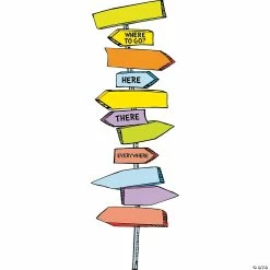 New 🥰 Dr. Seuss™ Blank Street Signs Bulletin Board Set - 14 Pc. ✔️