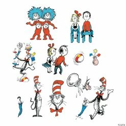 Discount 👍 Dr. Seuss™ Character Bulletin Board Cutouts - 13 Pc. 😀