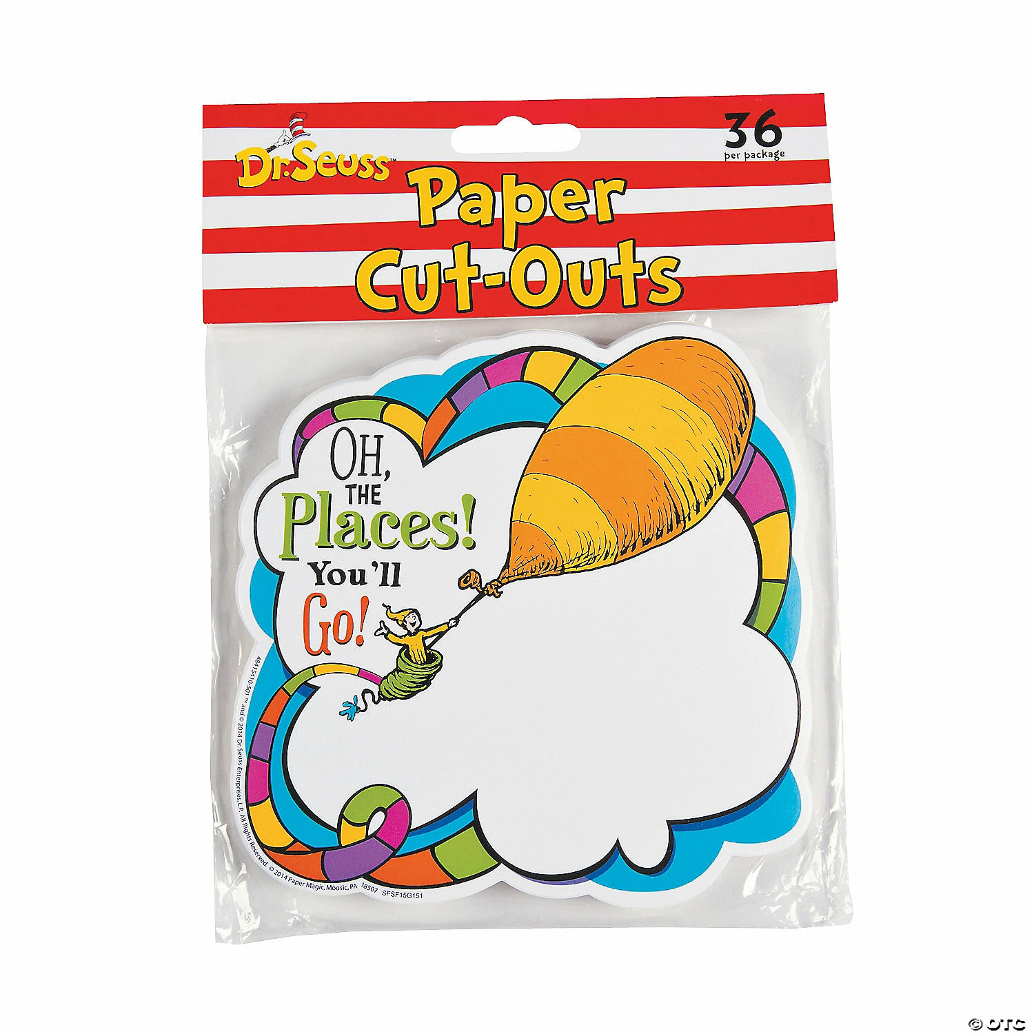 Buy 🤩 Dr. Seuss™ Oh, the Places You’ll Go Writing Space Cutouts - 36 Pc. ❤️ - Image 2