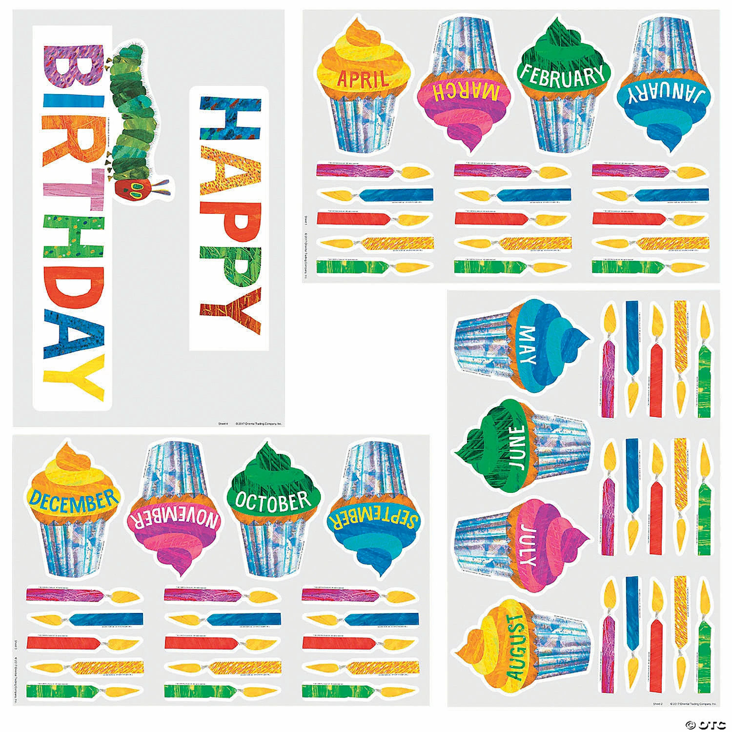 Deals 💯 Eric Carle 🥳 Birthday Mini Bulletin Board Set - 15 Pc. 🧨 - Image 3