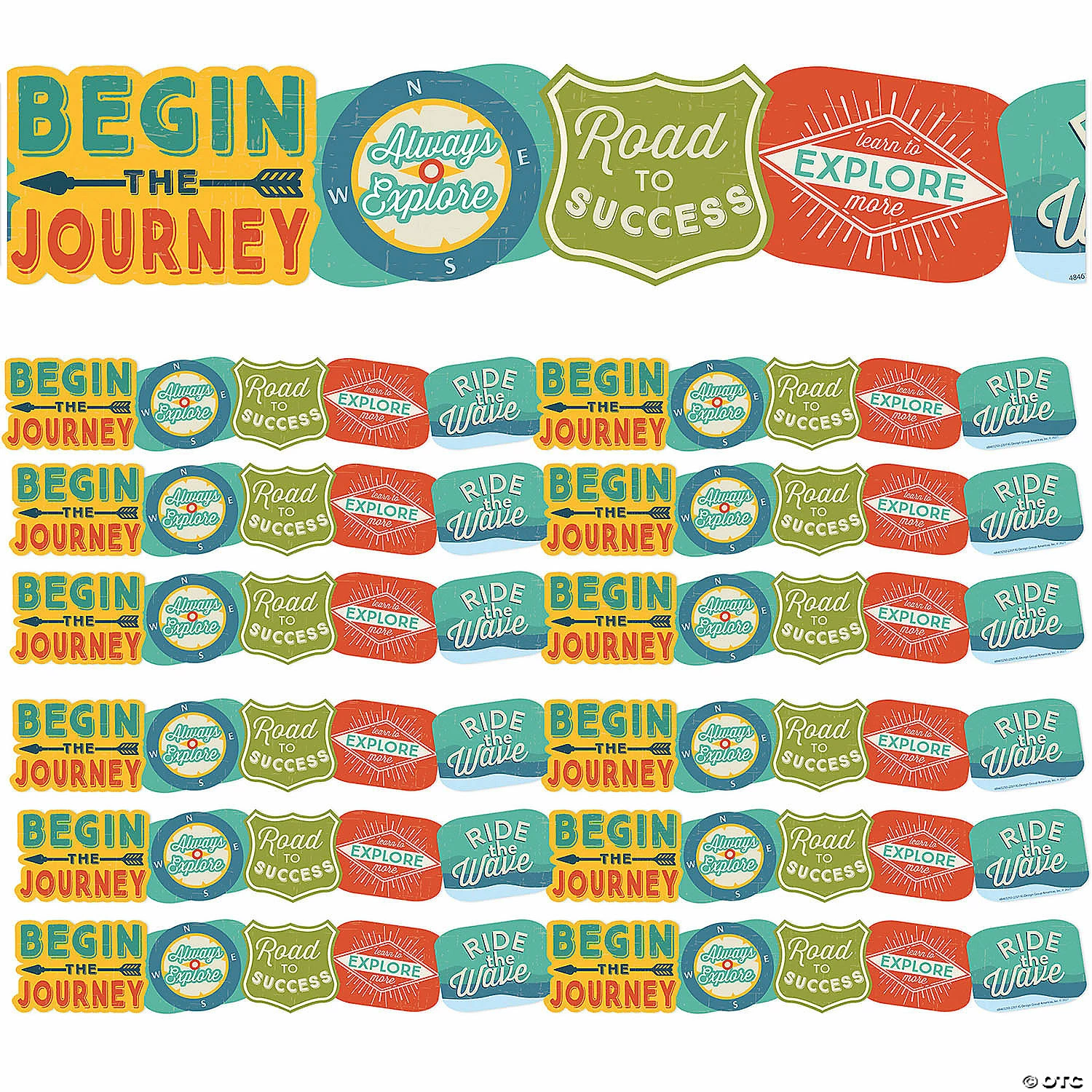 Best Pirce π Eureka Adventurer Badges Extra Wide Deco Trim, 37 Feet Per Pack, 6 Packs π