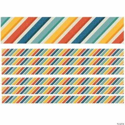 Flash Sale 🌟 Eureka Adventurer Stripes Deco Trim, 37 Feet Per Pack, 6 Packs 👍