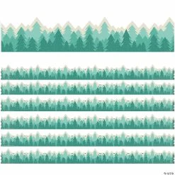 Wholesale ❤️ Eureka Adventurer Trees Extra Wide Deco Trim, 37 Feet Per Pack, 6 Packs ✔️