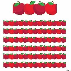 Cheapest 🥰 Eureka Apple Die-Cut Extra Wide Deco Trim, 37 Feet Per Pack, 6 Packs 🧨