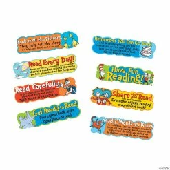 Wholesale ✨ Eureka® Dr. Seuss™ Reading Tips Mini Bulletin Board Set - 8 Pc. 🎁