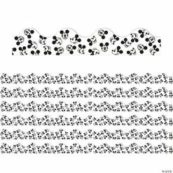 Flash Sale ❤️ Eureka Mickey Mouse Throwback Tossed Mickeys Deco Trim, 37 Feet Per Pack, 6 Packs 😉