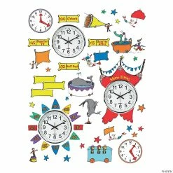 Flash Sale 🧨 Eureka® Dr. Seuss™ If I Ran the Circus Telling Time Bulletin Board Set 😉