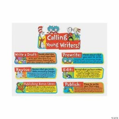Cheapest ❤️ Eureka® Dr. Seuss™ Writing Tips Mini Bulletin Board Set - 8 Pc. 🔥