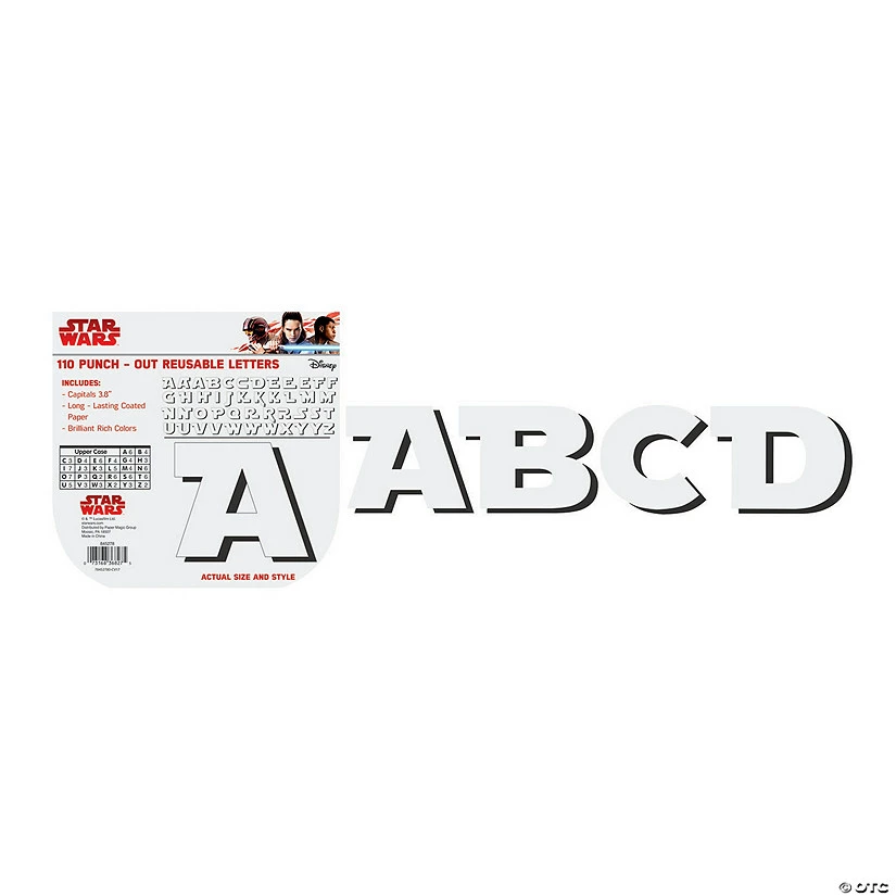 New 🥰 Eureka® Star Wars™ Super Troopers Bulletin Board Letters - 110 Pc. 🔥