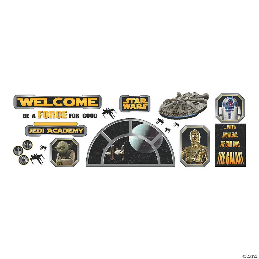 Deals 🥰 Eureka® Star Wars™ Welcome to the Galaxy Bulletin Board Set - 24 Pc. ✔️