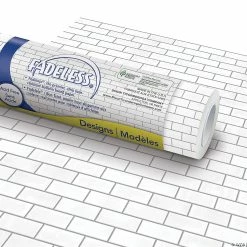 Best reviews of 👏 Fadeless Design Roll, 48" x 12', Subway Tile, 4 Rolls ⌛